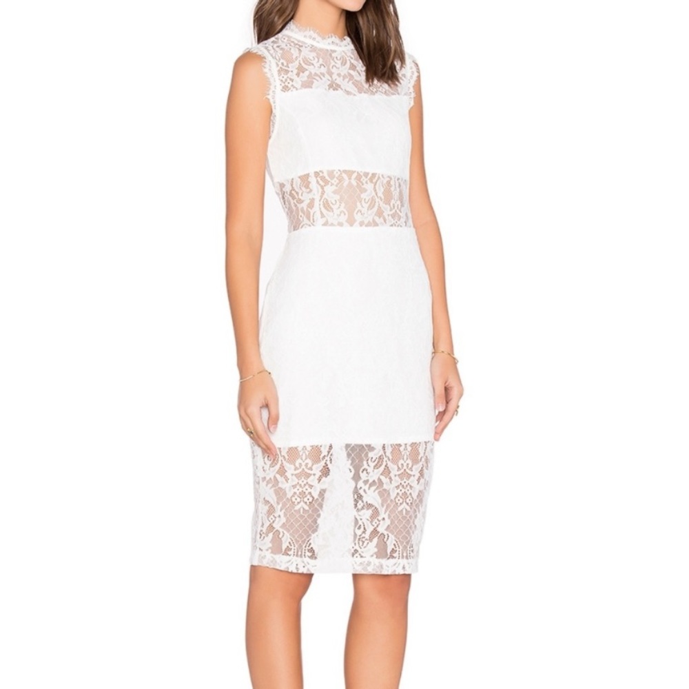 Endless Rose Lace midi dress